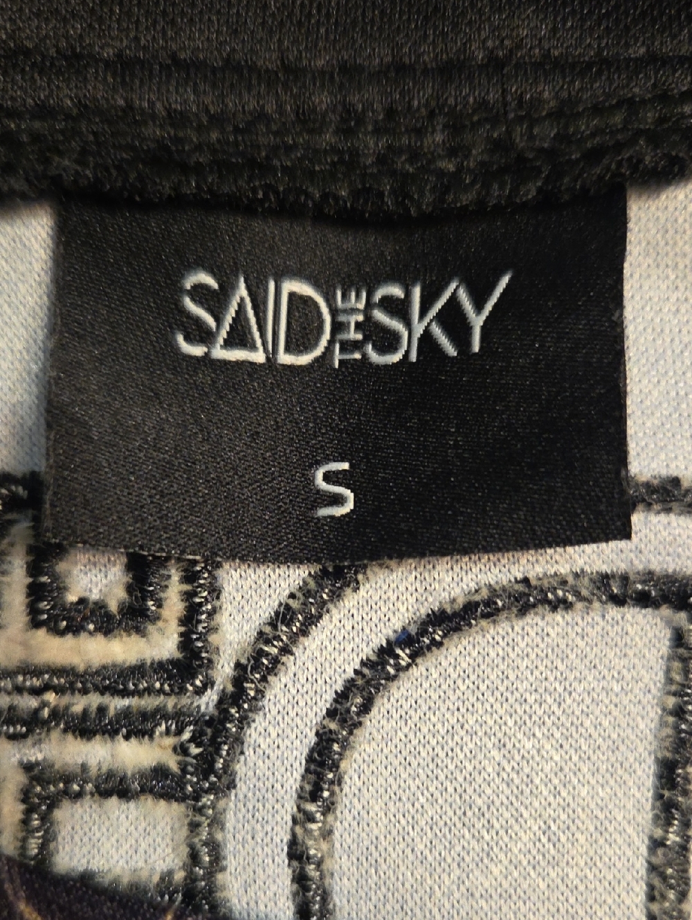 Said The Sky Womens Cropped Jersey Size Small - Picture 6 of 6